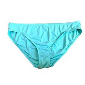 Andie The Bikini Bottom Women's Size XL 14 16 Blue Green New